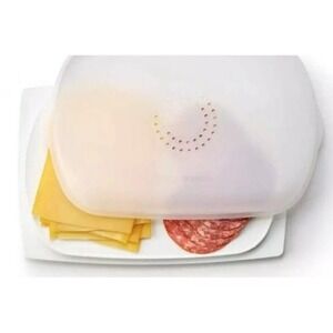 Tupperware CheeSmart Tray Charcuterie Fruit Vent Lid‎ Rectangle Container